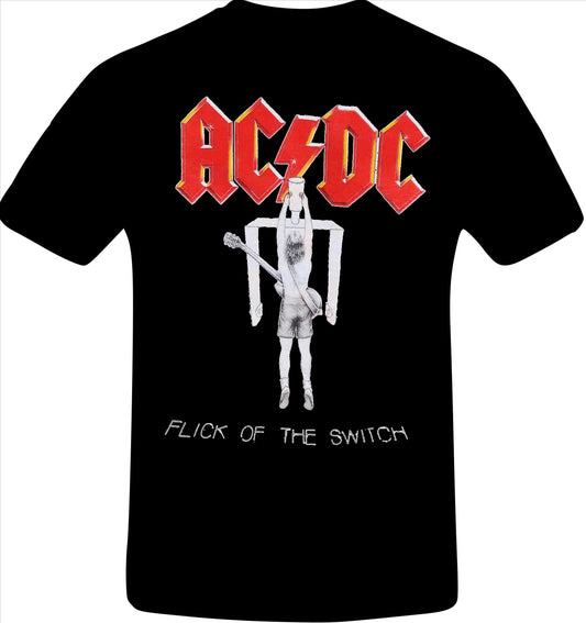AC/DC Flick of the Switch Tour t shirt